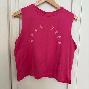 Pink Sleeveless Gratitude Top